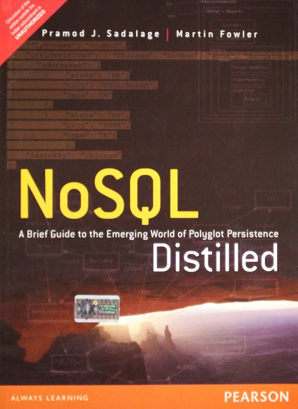Book Review: NoSQL distilled by Martin Fowler&Pramod Sadalage